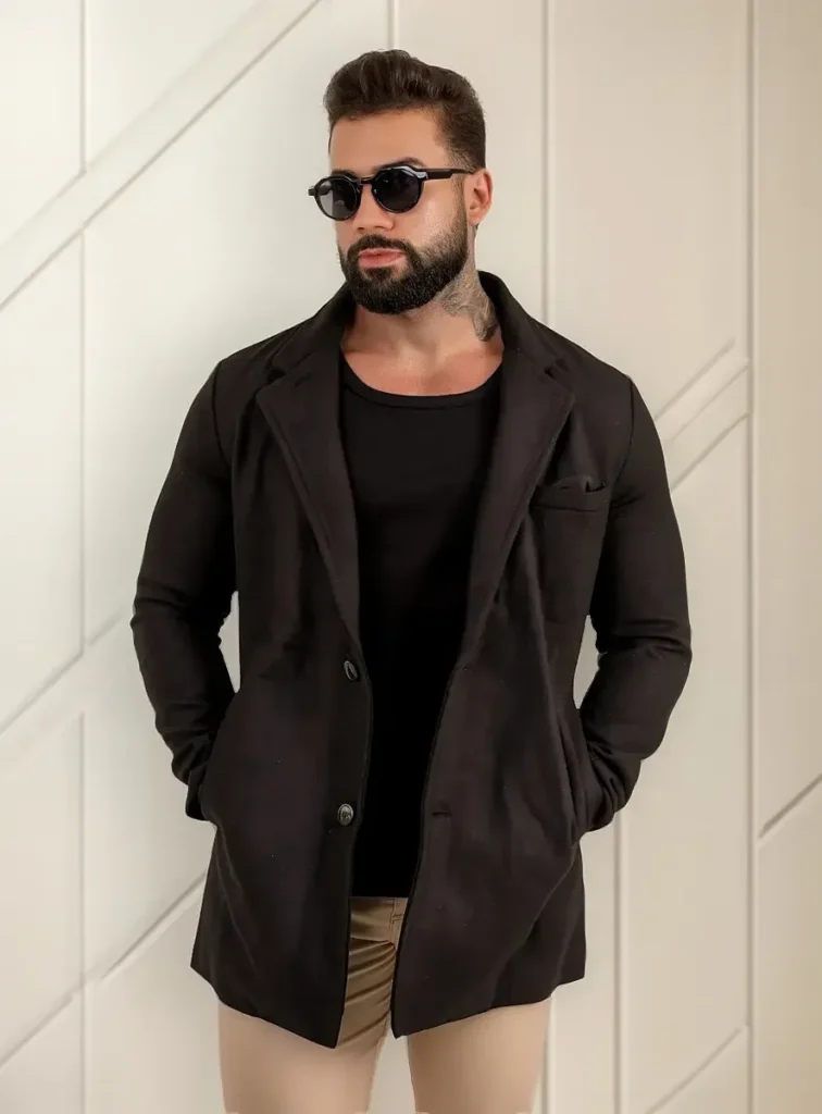 Casaco Blazer Preto